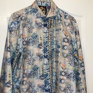 Steven Land “Brooklyn 1991” Printed Dress Shirt